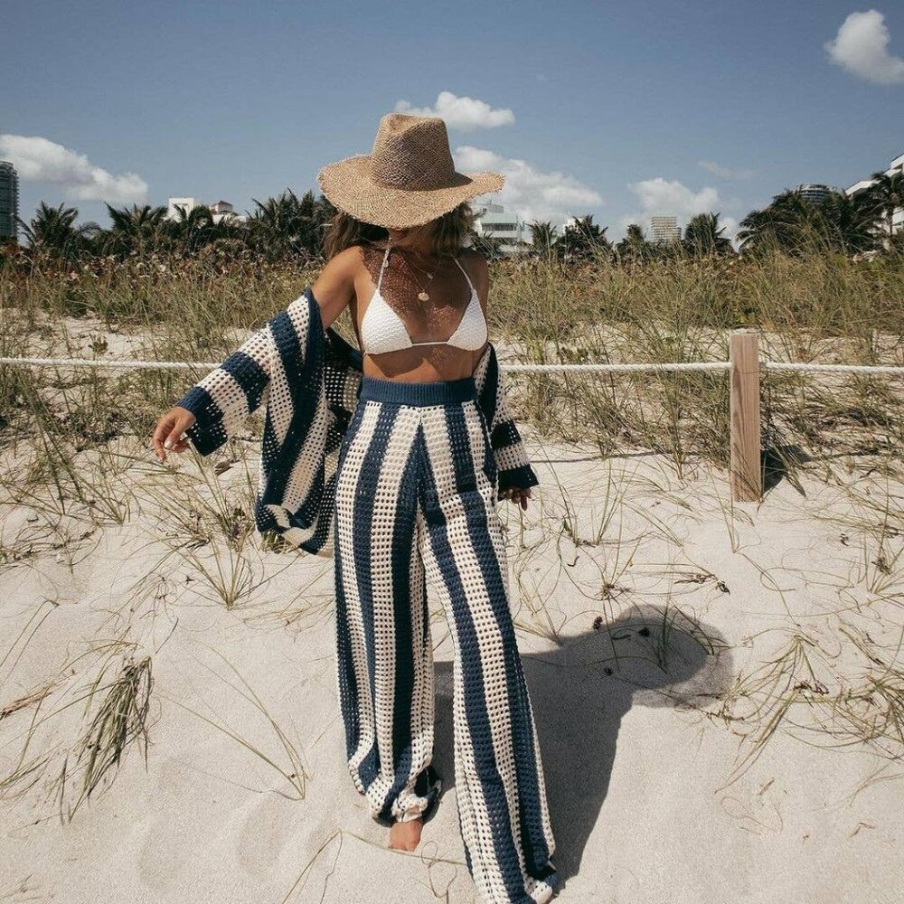 NEW - Blue cover up set